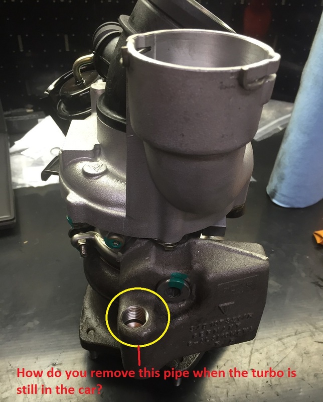 Replacing turbo without removing engine Porsche Forum