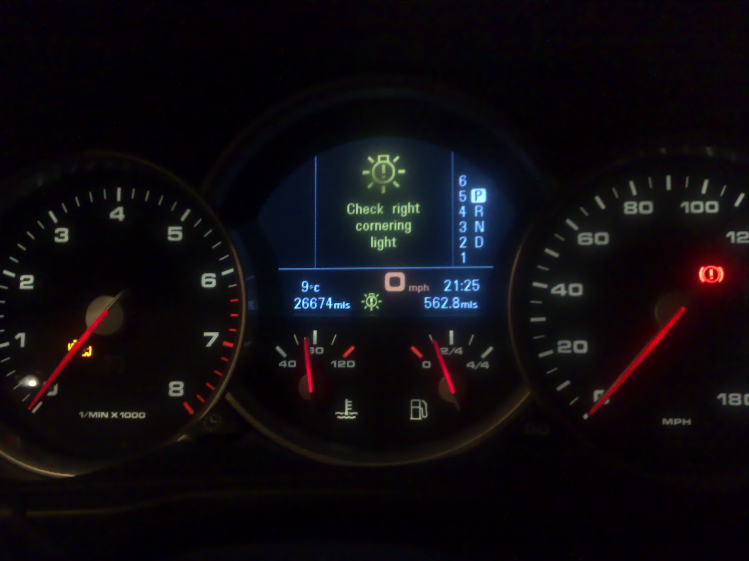 Right Cornering Light ? 9PA, 9PA1 (Cayenne, Cayenne S, Cayenne Turbo