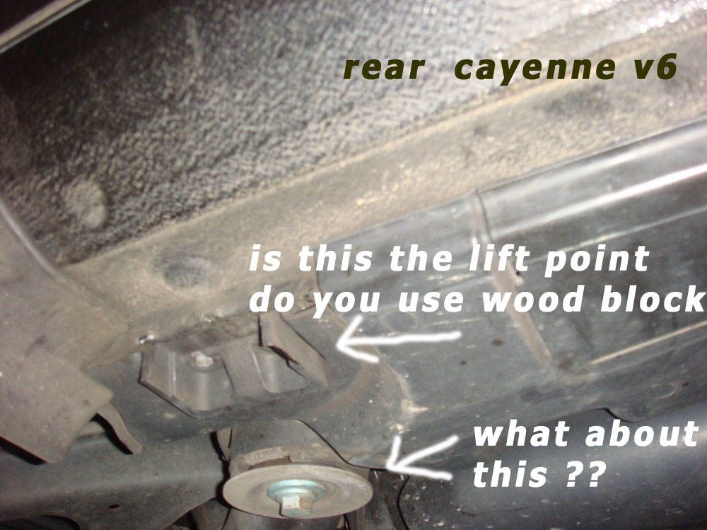Cayenne Jacking Points 9PA, 9PA1 (Cayenne, Cayenne S, Cayenne Turbo