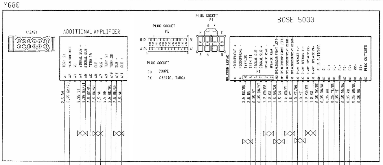 Bose Sub amp wiring - 996 Series (Carrera, Carrera 4  