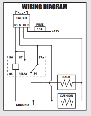 Heated Seat Retrofit Wiring Help Sought - 996 Series ... heated seat switch wiring diagram 