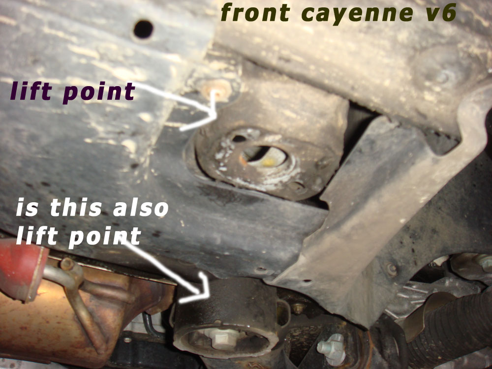 Cayenne Jacking Points 9PA, 9PA1 (Cayenne, Cayenne S, Cayenne Turbo