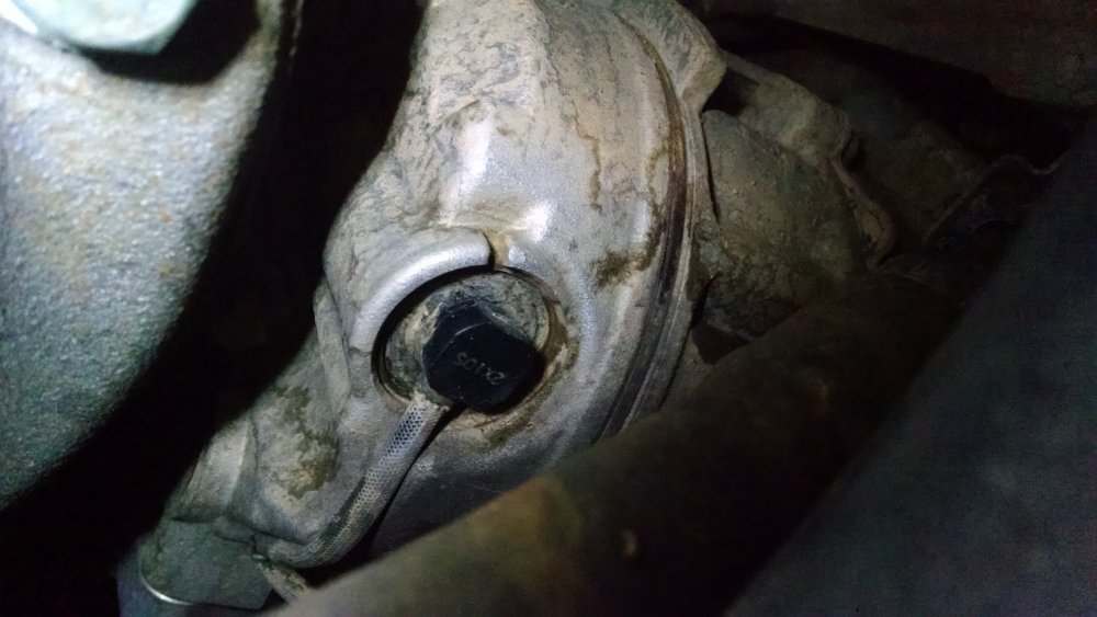 Compressor control valve (old) -- location on compressor