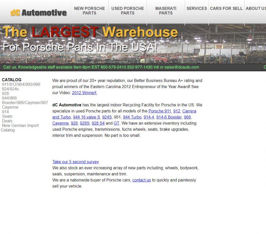 More information about "DC Automotive - Porsche Used Parts"