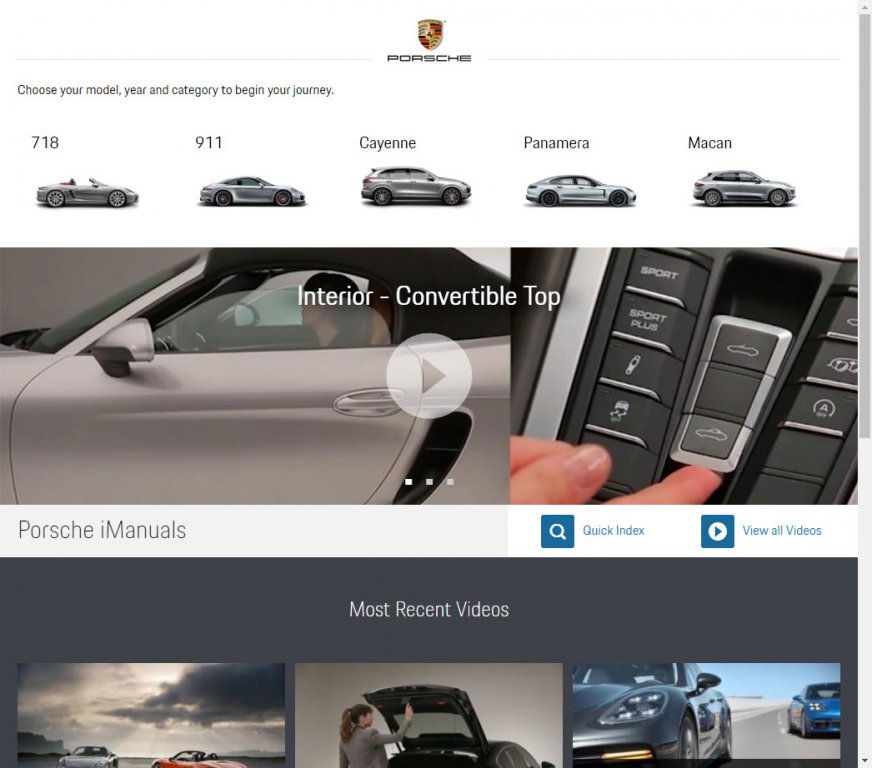 More information about "Video Tutorials for your Porsche"