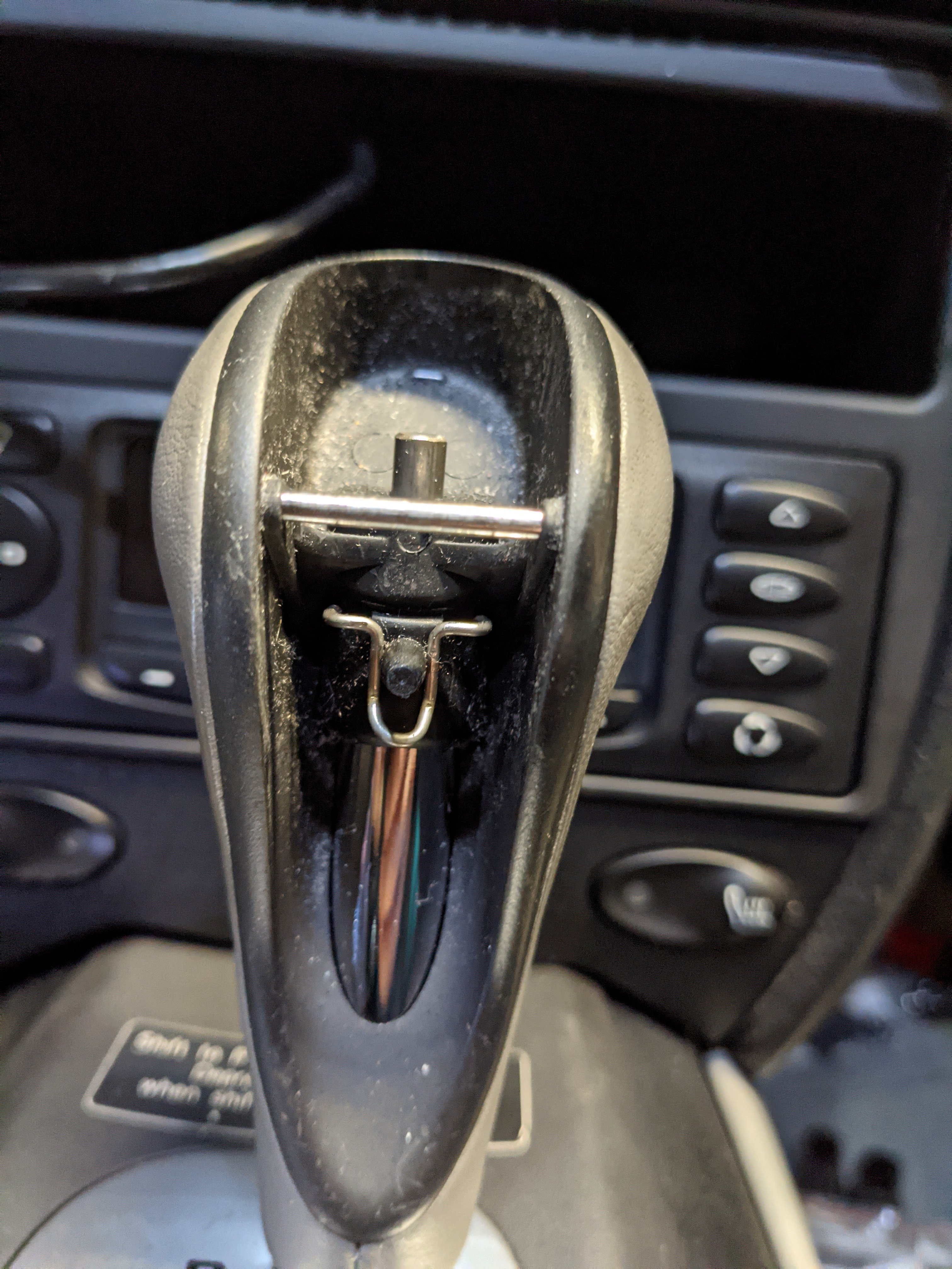 Porsche 996 clearance gear knob